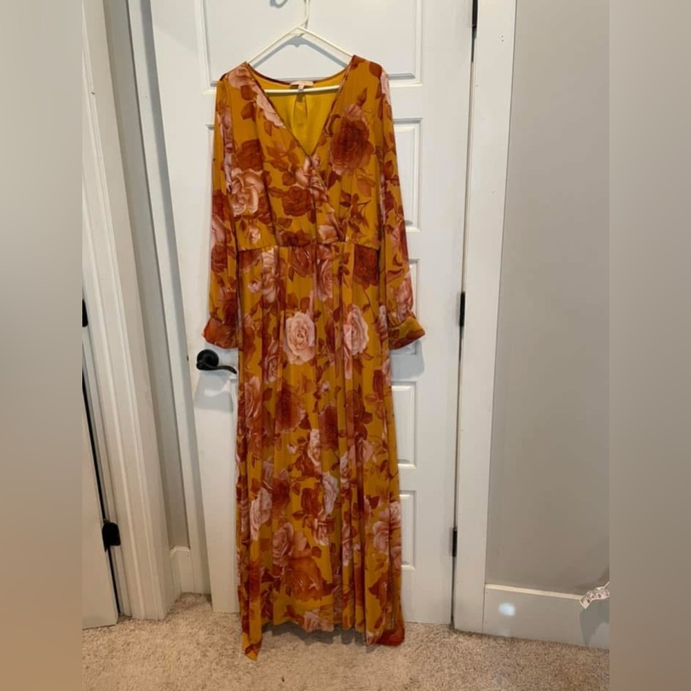 Long floral dress